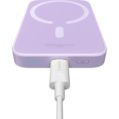 Baseues Magnetic Mini Air Powerbank 6000mAh 20W Purple